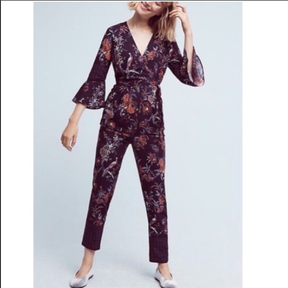 Beautiful floral romper by Maeve, Anthropologie